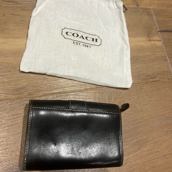 Coach Black Leather Wallet - Picture 2 of 3